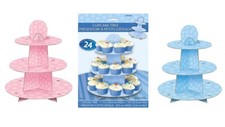 CUPCAKE TREE CAKE STAND BABY SHOWER ETC  - var designs