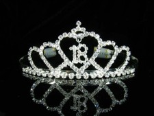 Bridal Prom made with Swarovski Crystal Silver Plated 18 Years Old Tiara