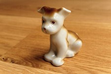 Porcelain Puppy Dog Figurine -
