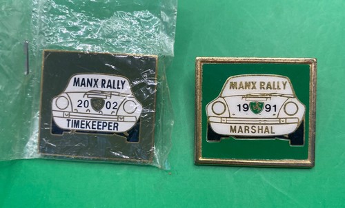 Manx rally badges - manx,
