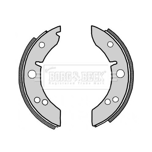 Borg beck brake shoe - brake, set