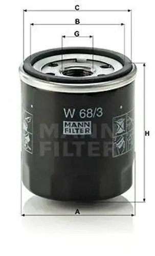 Oil filter spin - oil, spin-on