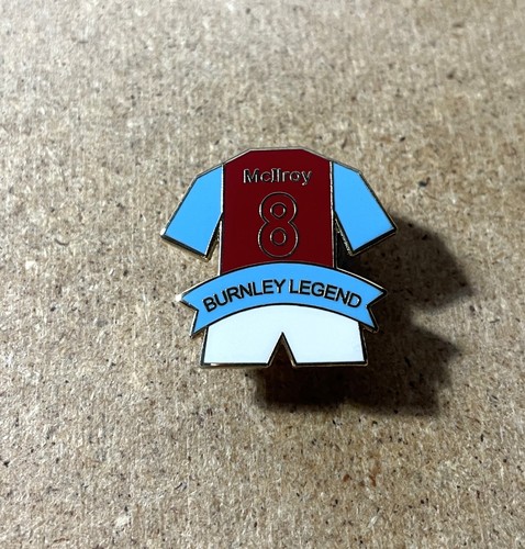 Burnley rare enamel jimmy - burnley,