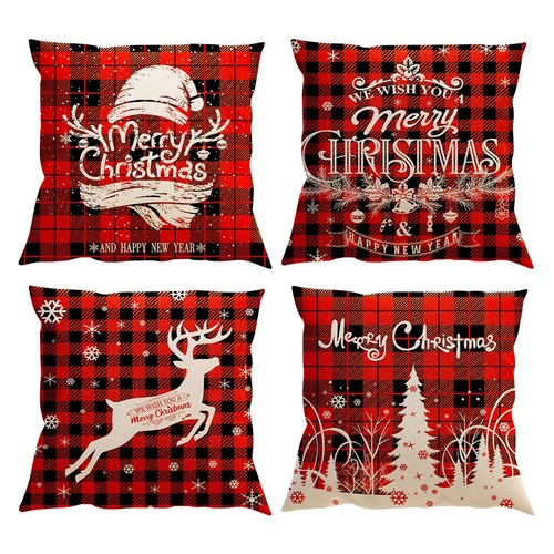 Christmas cushion covers - christmas, set