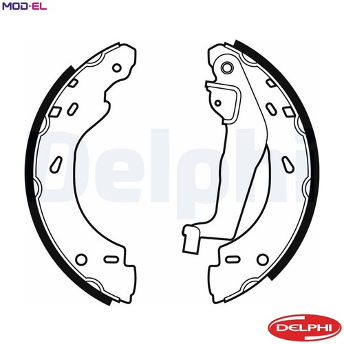 Brake shoe set ls1910 for - shoe,