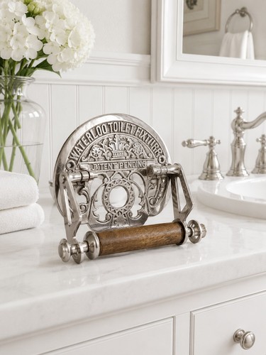 Victorian toilet roll holder - toilet,