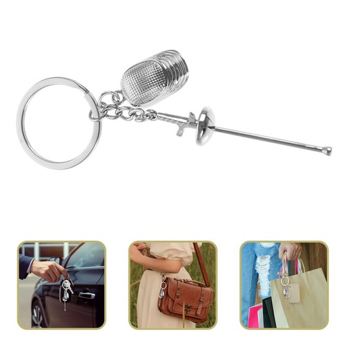 Fencing sword keyring - ,