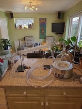 Laboratory Double Spiral Condenser Still 5L System with Heating Mantle