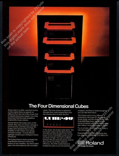 1979 roland cube 60 60b - cube, 20