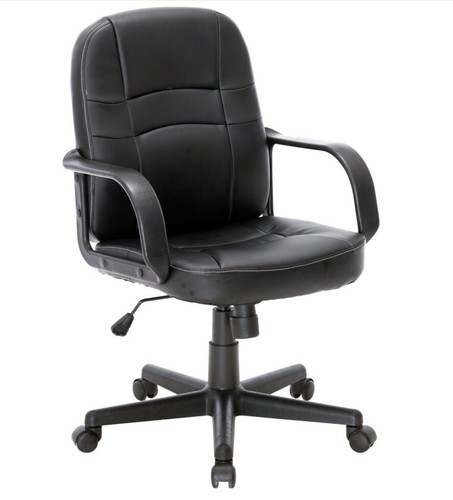 Calypso black faux - black, leather