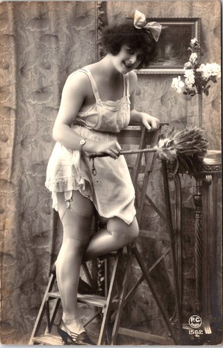 French risqué maid - maid, with