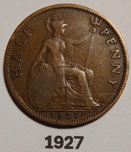 1927 king george - 1927, half