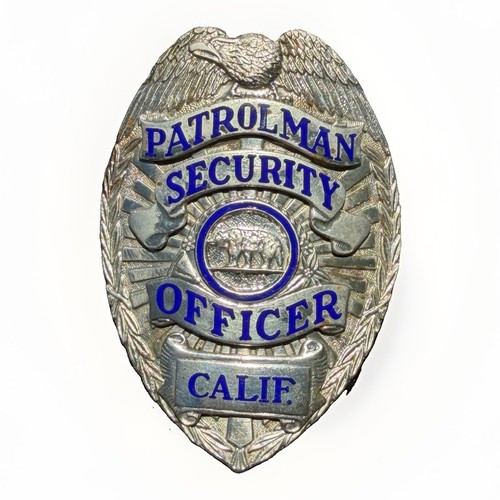 Vintage sun badge patrolman - sun,