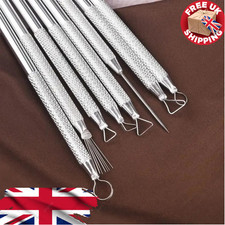 6 Pcs Aluminum Alloy Polymer Clay Tools - Wire End Loop Pottery Sculpting Set