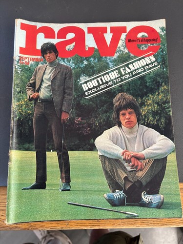Rave magazine sept 1965 mick - magazine,