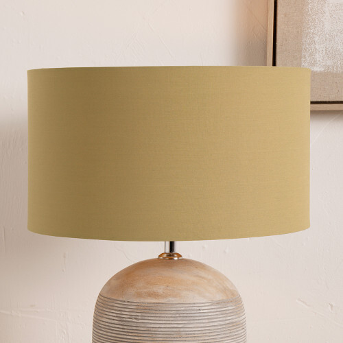 Cream cylinder lampshade poly - cylinder,