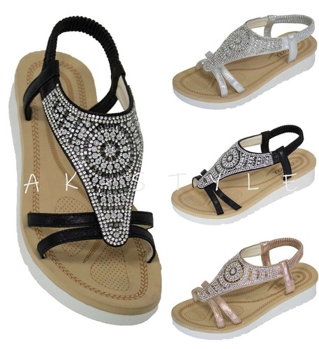 Womens ladies low wedge - ladies,