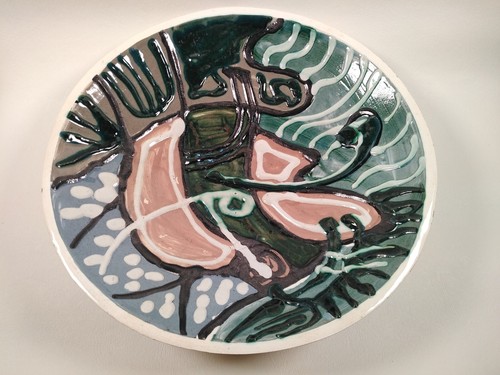 Vintage slipware abstract - slipware,