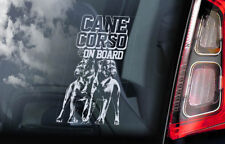 CANE CORSO Car Sticker,  Dog Sign Window Bumper Decal Gift Italian Corsos - V10