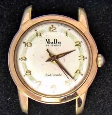 Mudu Doublematic Men's Automatic Felsa 1560 Watch (Vintage) -- Runs Stops