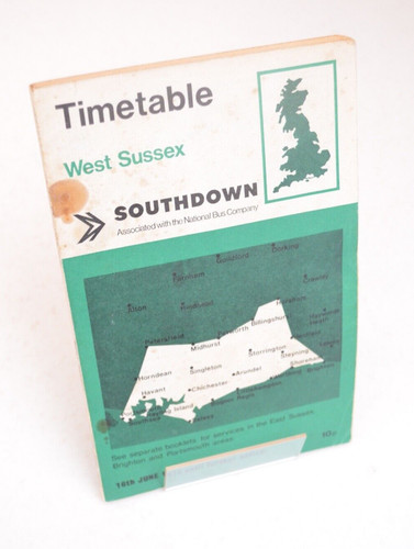 Bus coach timetable - timetable, southdown