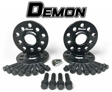 D 2x 15mm +2x 20mm Black Alloy Wheel Spacers Bolts & Locks Audi A4 S4 RS4 B8 (R)