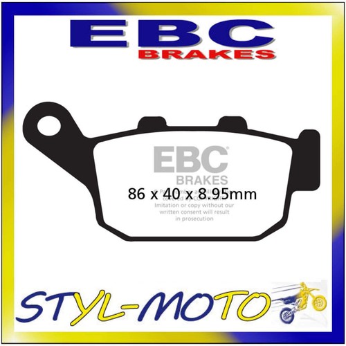 Fa496 organic rear brake pads - rear,