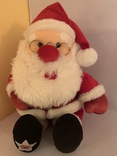 Tesco Stores Santa Claus Large Soft Plush Toy 17” Christmas Chilly 2005