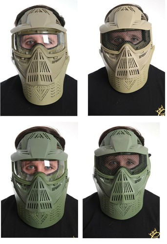Large clear mesh airsoft full - airsoft,