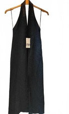 Zara Navy Halter Neck Dress