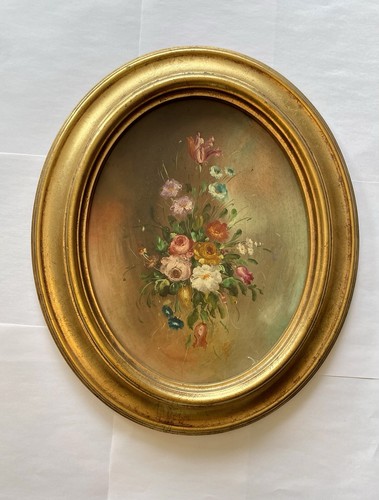 Vintage hand painted floral - vintage,