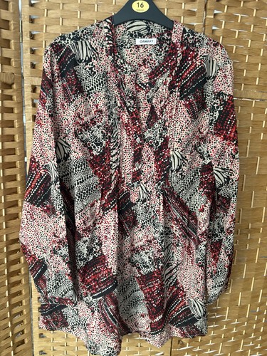 Ladies damart black red print - damart,