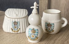 3 x Filey Crested China