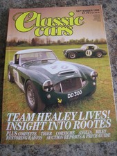 CLASSIC CARS SEP 1988 HEALEY
