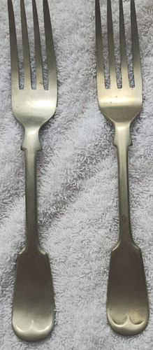 Crown silver forks 2 - crown,