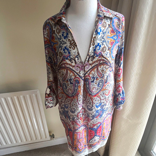 Zara multicoloured paisley - zara,