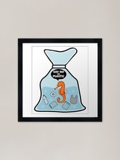 Say plastic seahorse - no, to