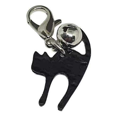 Black cat clip - clip, bag