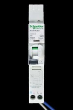 SCHNEIDER 20 AMP CURVE C 10kA 30mA RCBO TYPE A IKQE ACTI9 SEE120C03 A9D17820