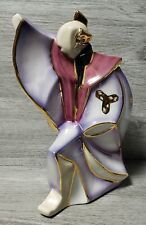 Spanish Rare Vintage AXIA, Japanese Samurai Warrior Porcelain Glossy Figurine