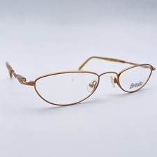 BRITALIA eyeglasses GOLD OVAL HALF MOON glasses frame MOD: LAURA