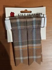 Ex Hire Manx Hunting Tartan Flashes for Kilt Hose