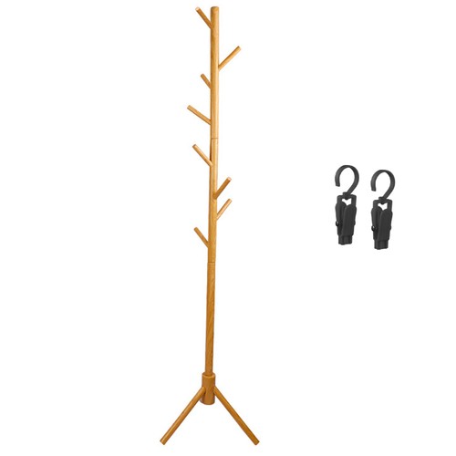 Wooden coat stand - wooden,