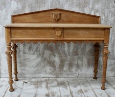 Victorian Oak Console Table