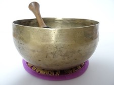 Antique Thadobati Tibetan Singing Bowl Hand Hammered Himalayan Sound Therapy F3