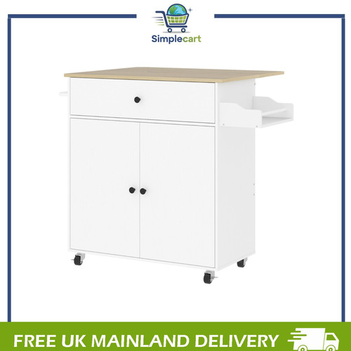 Kitchen island with drop - drop, leaf