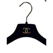 Chanel Black Velvet Hangers