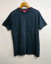 Supreme Mens Black S/S Pocket