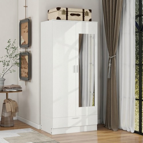 Chic white door wardrobe - chic,