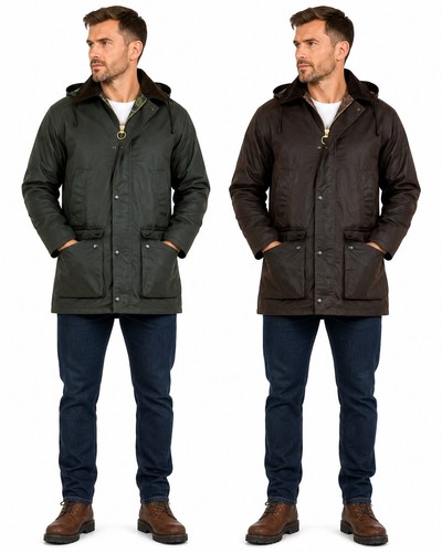 Mens padded jacket wax - jacket, heavy